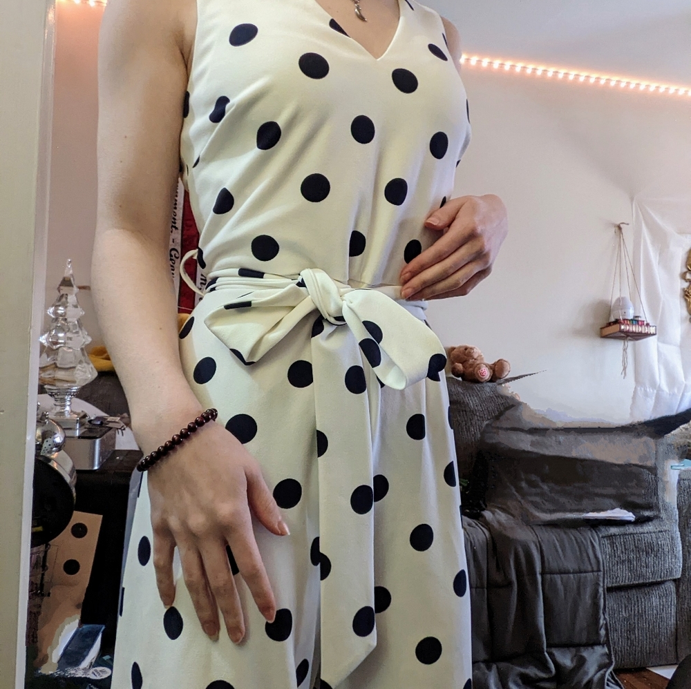KARL LAGERFELD Polkadot body suit